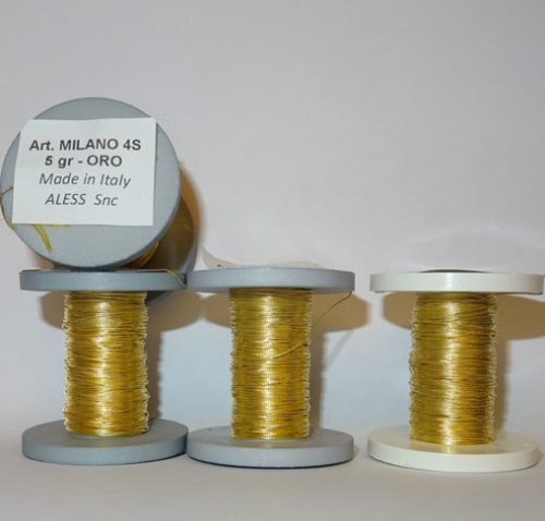 Milano oro fino 990-cordonetto liscio e lucido-gr 5 misura 4s-5s-6s-7s