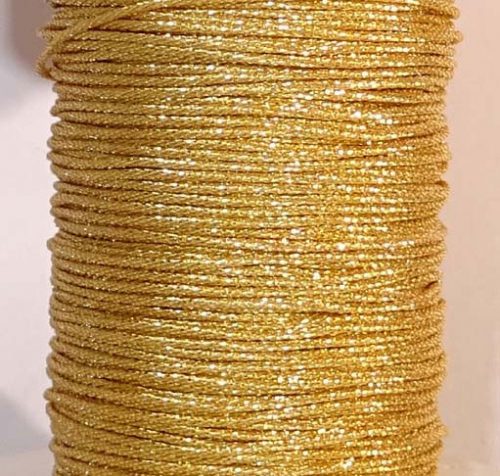 Napoli mezzo fino verniciato 2s oro, "frisone n°9"  cordoncino gr 10 - immagine 2