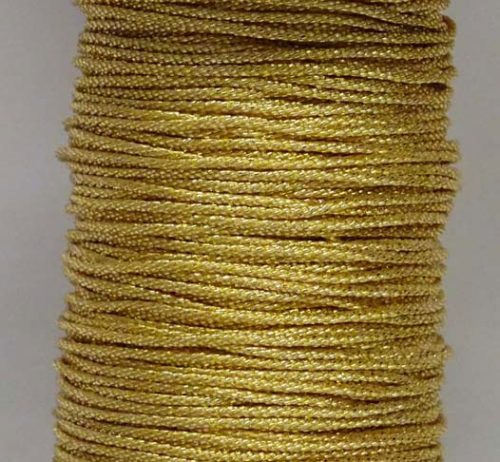 Napoli mezzo fino verniciato oro 2s-cordoncino-gr 5 "frisone n°9" - immagine 2