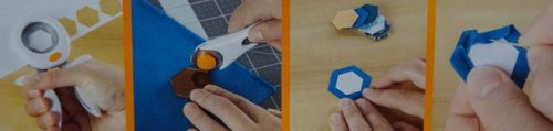 Fiskars 1" hexagon set english paper piece - immagine 2