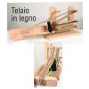 Telaio tessitura, inkle loom cm 76/tracolla 2 mt