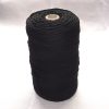 Cotone macrame' mm 2,5/ mt 260,  nero 100% cotone