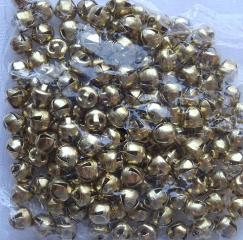 Campanellini mm 6, colore oro, 144 pezzi