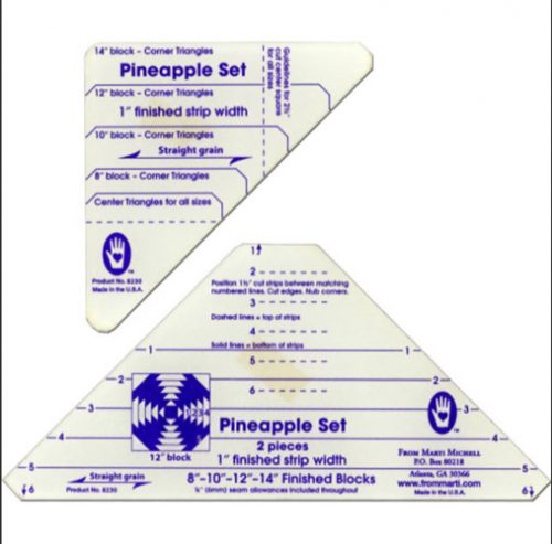 Pineapple perfect patchwork template 8230, marti michell - immagine 2