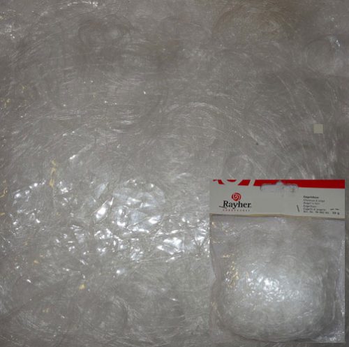 jolly/Capelli d'angelo  bianchi kit 6 buste (gr 60) + 1 busta capelli fibra vetro bianchi