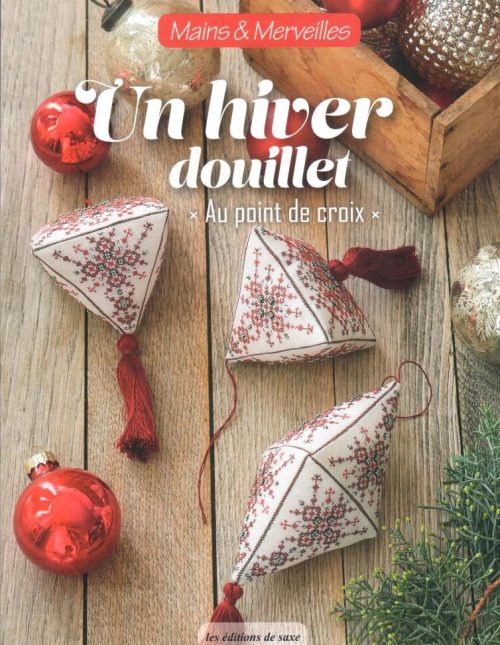 Un hiver douillet au point de croix, mains & merveilles