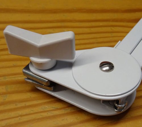Braccio per lampada  in metallo colore bianco - immagine 3