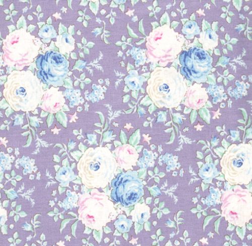 Tilda cotone old rose lydia lavandar altezza cm 110 € 18,00 al metro, vendita a multipli di 50 cm