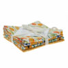 Patchy yellow flowers 4 pezzi da cm 44 x 55, Stafil - immagine 2